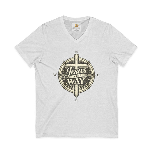 Jesus Is the Way V-Neck Tee