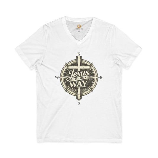 Jesus Is the Way V-Neck Tee