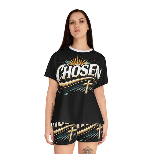 Camo Women's Short Pajama Set – Forest Green Sleep Lounge Shorts & Top