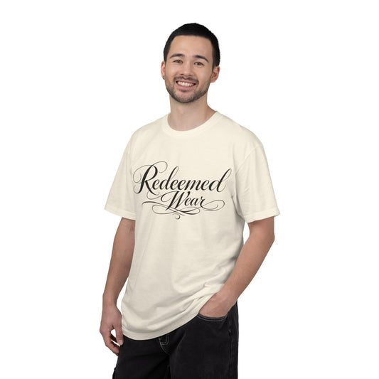 Redeemed Wear T-Shirt — Christian Cross Tee, Faith-Based Gift